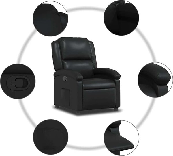 VidaXL Polohovací křeslo umělá kůže [371775] Barva: krémová