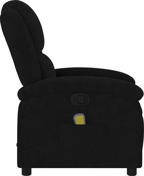 VidaXL Masážní polohovací křeslo samet [371810] Barva: Růžová
