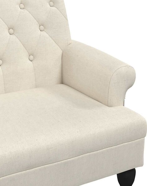 VidaXL Lavice s opěradlem 120 x 62 x 75,5 cm textil [372123] Barva: Tmavě zelená