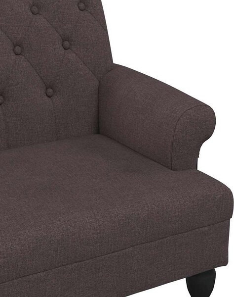 VidaXL Lavice s opěradlem 120 x 62 x 75,5 cm textil [372123] Barva: Tmavě zelená