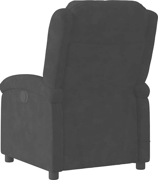 VidaXL Masážní polohovací křeslo samet [371810] Barva: Růžová