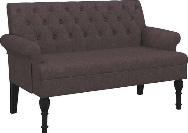 VidaXL Lavice s opěradlem 120 x 62 x 75,5 cm textil [372123] Barva: Tmavě zelená