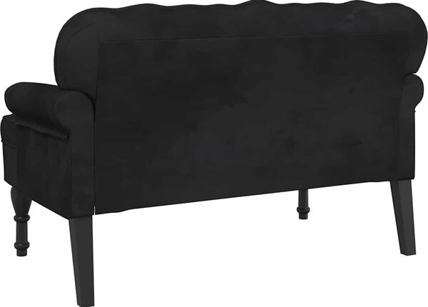 VidaXL Lavice s opěradlem 119,5 x 64,5 x 75 cm samet [372161] Barva: Růžová