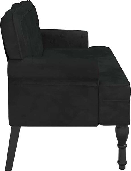 VidaXL Lavice s opěradlem 119,5 x 64,5 x 75 cm samet [372161] Barva: Růžová