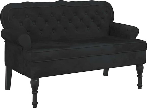 VidaXL Lavice s opěradlem 119,5 x 64,5 x 75 cm samet [372161] Barva: Růžová
