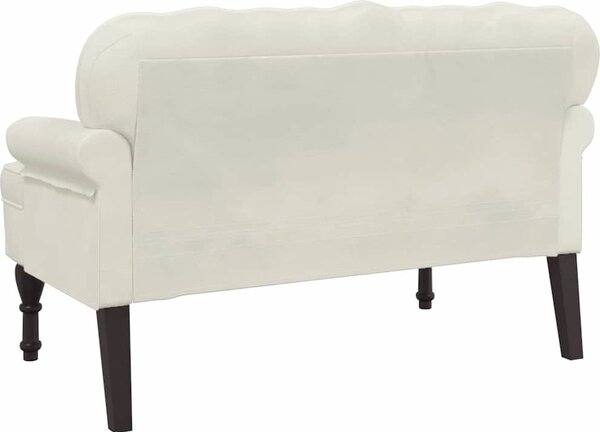VidaXL Lavice s opěradlem 119,5 x 64,5 x 75 cm samet [372161] Barva: Růžová