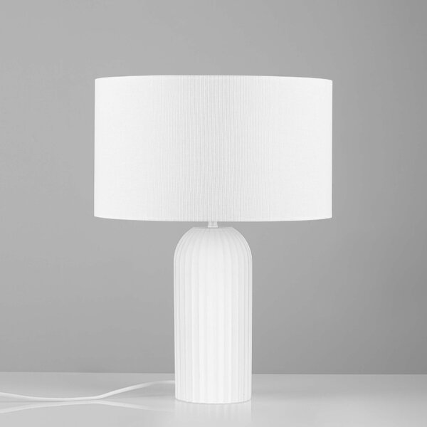 Bílá stolní lampa Nova Luce Ammos