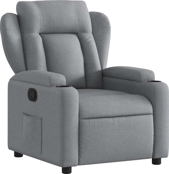 VidaXL Polohovací křeslo textil [372403] Barva: Hnědá