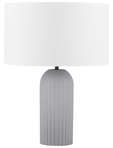 Šedá stolní lampa Nova Luce Ammos