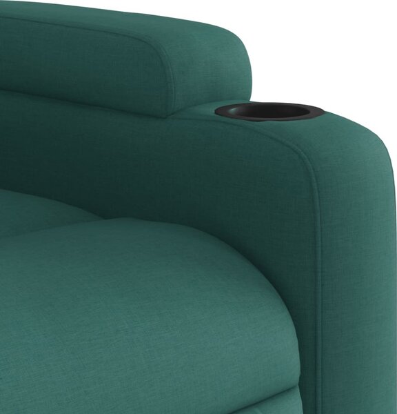 VidaXL Polohovací křeslo textil [372403] Barva: Hnědá