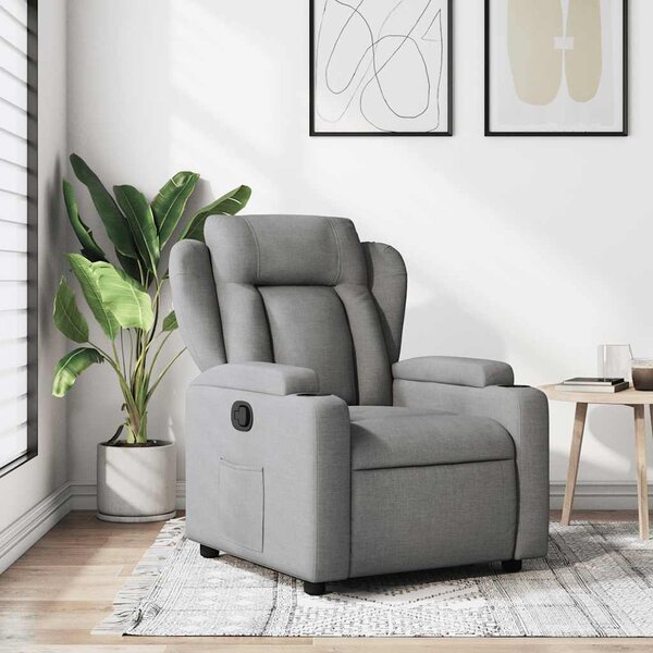 VidaXL Polohovací křeslo textil [372403] Barva: Hnědá