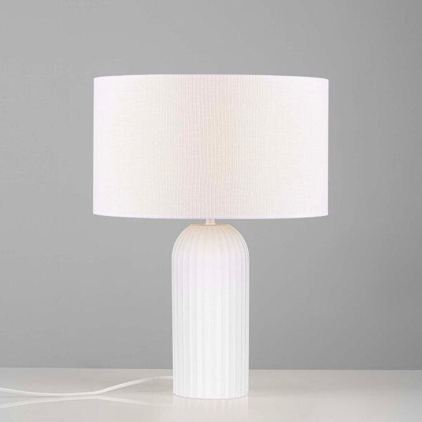 Bílá stolní lampa Nova Luce Ammos