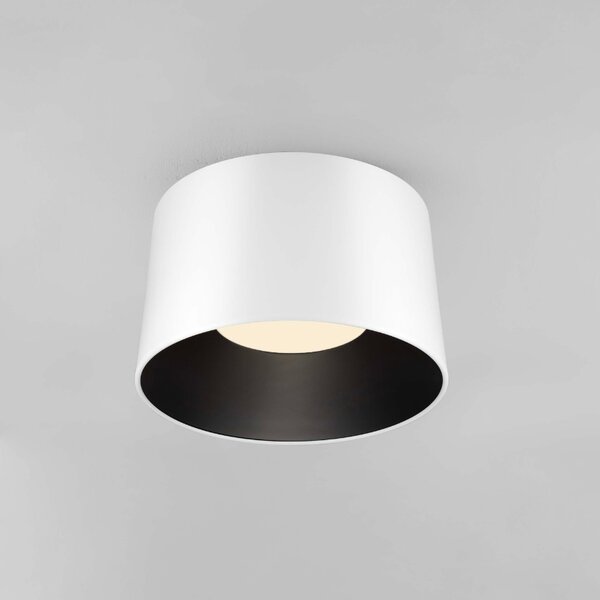 Bílo-černé kovové stropní LED světlo Nova Luce Atil 50 cm