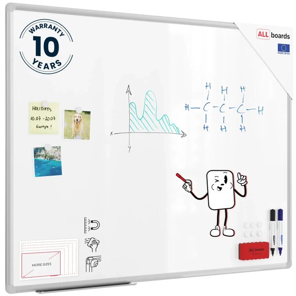 ALLboards PREMIUM EX108 magnetická tabule 100 x 80 cm
