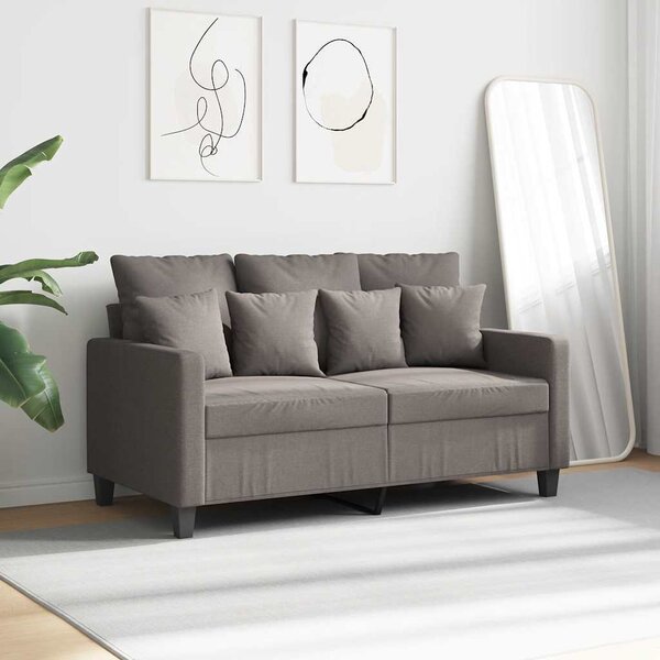 VidaXL 2místná pohovka 120 cm textil [359266] Barva: Světle žlutá
