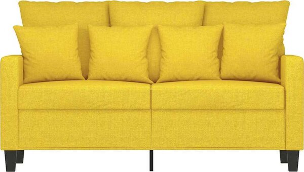 VidaXL 2místná pohovka 120 cm textil [359266] Barva: Světle žlutá