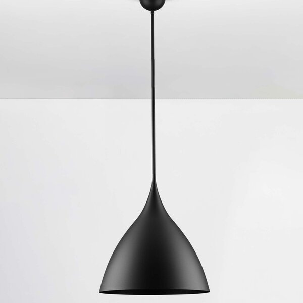 -25 % Dny MOMENTI– Černé kovové závěsné světlo Nova Luce Syntopia 46 cm