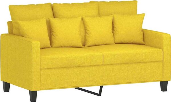VidaXL 2místná pohovka 120 cm textil [359266] Barva: Světle žlutá