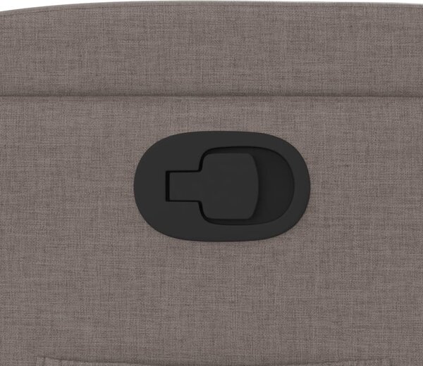 VidaXL Polohovací křeslo textil [372449] Barva: světle šedá