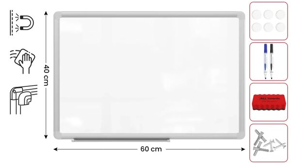 ALLboards PREMIUM EX64 magnetická tabule 60 x 40 cm