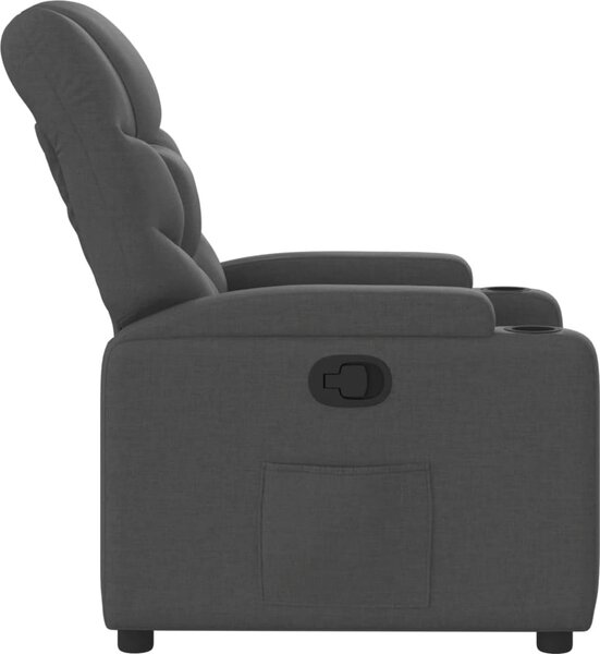 VidaXL Polohovací křeslo textil [372449] Barva: světle šedá