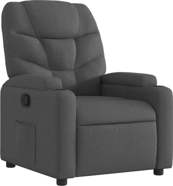 VidaXL Polohovací křeslo textil [372449] Barva: světle šedá