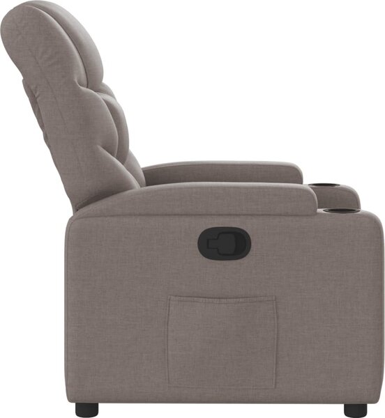 VidaXL Polohovací křeslo textil [372449] Barva: světle šedá