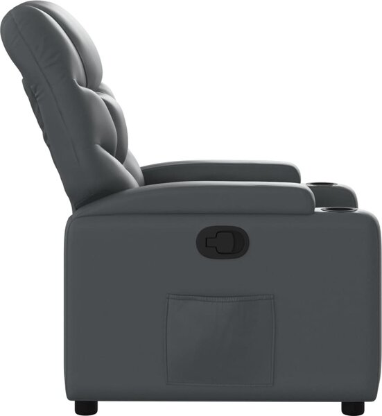 VidaXL Polohovací křeslo umělá kůže [372468] Barva: krémová