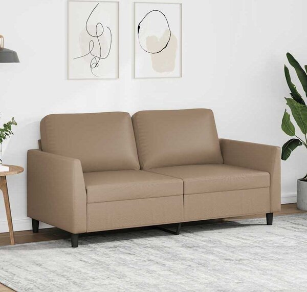 VidaXL 2místná pohovka 140 cm umělá kůže [359337] Barva: Černá