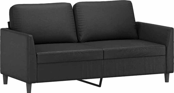 VidaXL 2místná pohovka 140 cm umělá kůže [359337] Barva: Černá