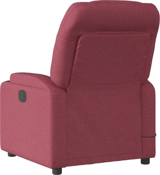 VidaXL Masážní polohovací křeslo textil [372461] Barva: Tmavě šedá