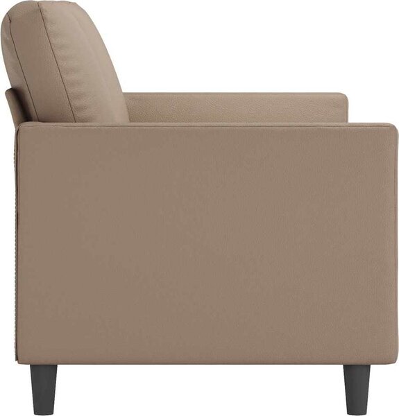 VidaXL 2místná pohovka 140 cm umělá kůže [359337] Barva: Černá