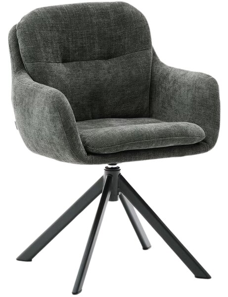 Tmavě zelená otočná židle Kave Home Lexa