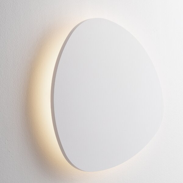 Bílé kovové nástěnné LED světlo Nova Luce Atena 24,8 cm