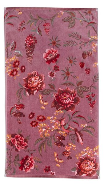 Pip Studio Secret Garden ručník 55x100 cm, mauve (Froté ručník 55x100)