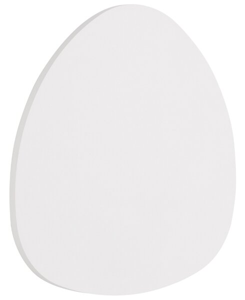 Bílé kovové nástěnné LED světlo Nova Luce Atena 24,8 cm
