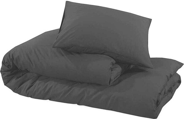 VidaXL Sada ložního prádla 260 x 240 cm lehké mikrovlákno [135940] Barva: Černá