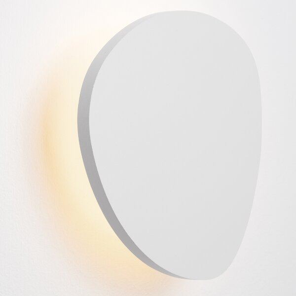 Bílé kovové nástěnné LED světlo Nova Luce Atena 15,3 cm