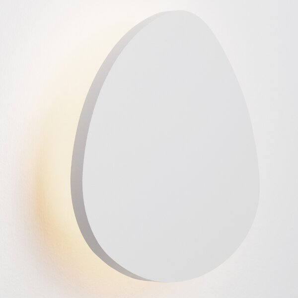 Bílé kovové nástěnné LED světlo Nova Luce Atena 19,9 cm