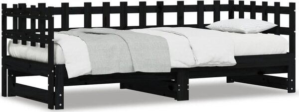 VidaXL Výsuvná postel 2x (90 x 200) cm masivní borovice [840390] Barva: Přírodní