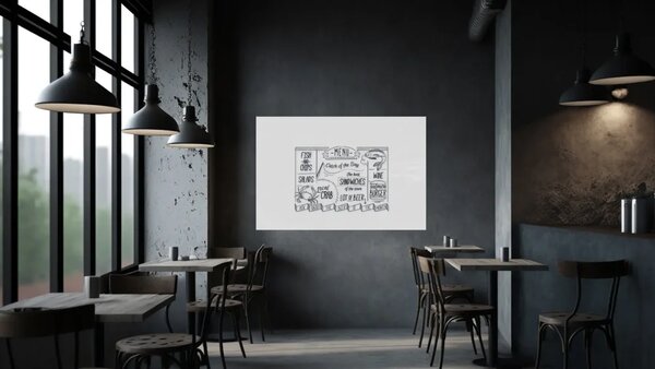 Skleněná tabule ALLboards PREMIUM 120x60 cm,TSO120x60