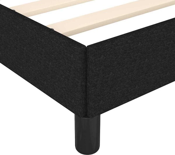 VidaXL Rám postele bez matrací 90x200 cm textil [346690] Barva: Tmavě šedá