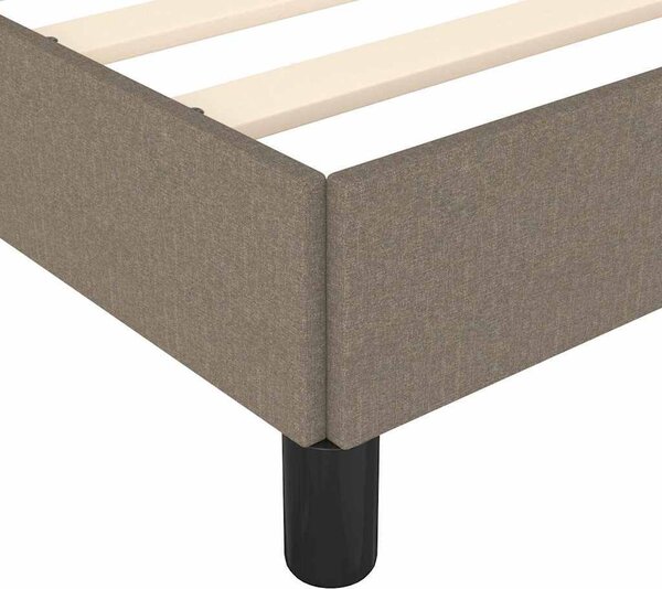 VidaXL Rám postele bez matrací 90x200 cm textil [346690] Barva: Tmavě šedá