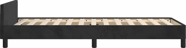 VidaXL Rám postele s čelem 90x200 cm samet [3125795] Barva: Tmavě zelená