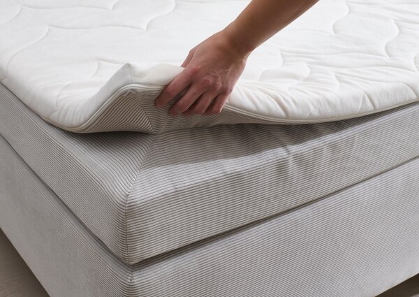 POSTEL BOXSPRING, 140/200 cm, světle šedá Boxxx - Jednolůžkové postele, Online Only
