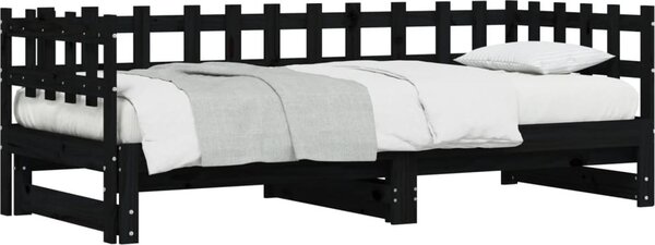 VidaXL Výsuvná postel 2x (90 x 200) cm masivní borovice [840390] Barva: Přírodní