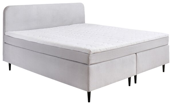 POSTEL BOXSPRING, 140/200 cm, světle šedá Boxxx - Jednolůžkové postele, Online Only