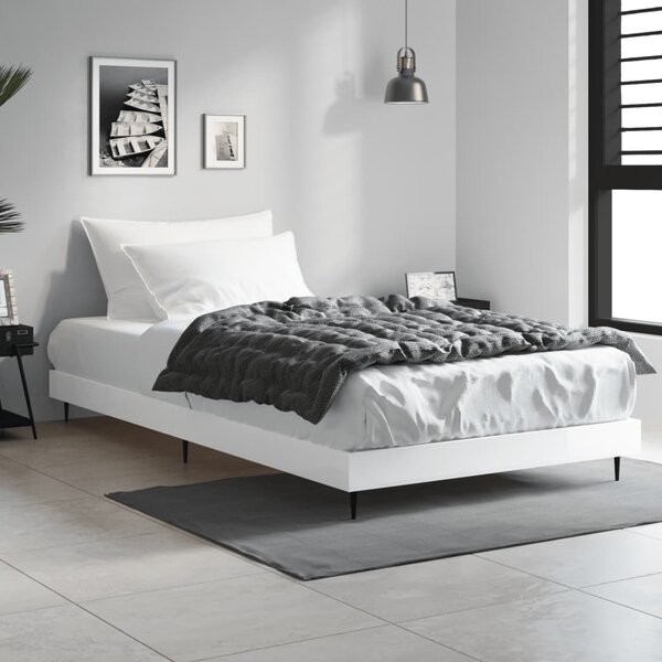 VidaXL Rám postele 90 x 200 cm kompozitní dřevo [832271] Barva: hnědý dub