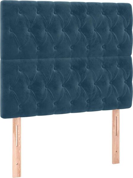 VidaXL Rám postele bez matrace 90 x 190 cm samet [3125911] Barva: Tmavě šedá
