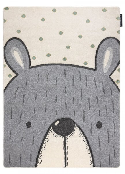 Hans Home | Dětský kusový koberec Petit Bear cream - 140x190